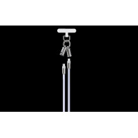 Extreme Speed Series C To L PD 27W Woven Fast Cable Lanyard (1.2M) - Purple