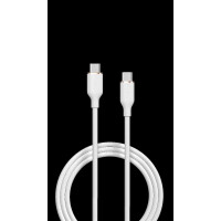 Jelly Series C to Type-C Silicone Cable(3A 1.2M) - White