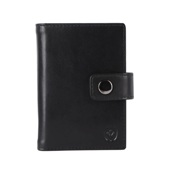 Card Wallet Leather MagSafe Luxe Black