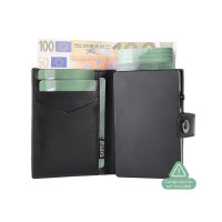 Card Wallet Leather MagSafe Luxe Black