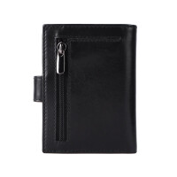 Card Wallet Leather MagSafe Luxe Black