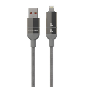 GM 4 in 1 PD 60W+ 27W Cable (1,2M) Titanium