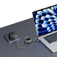 GM 4 in 1 PD 60W+ 27W Cable (1,2M) Titanium