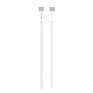 GM - SmartSeries - C to C PD 60W Woven Fast Cable (3A,1M) White (VPE 30)