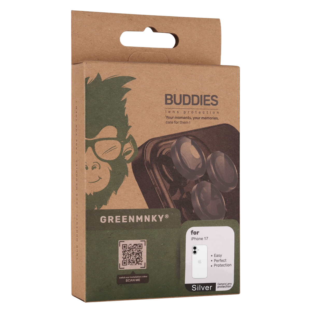 BUDDIES for IPhone 17 (Silver) box