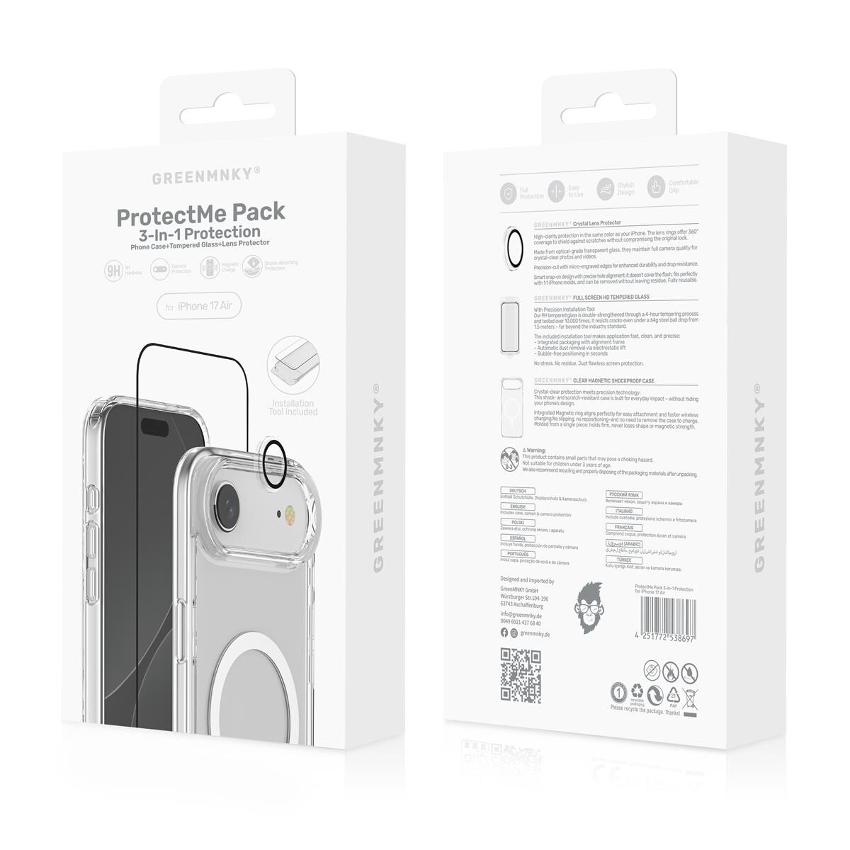 iPhone 17 Air - ProtectMe Pack – 3 box