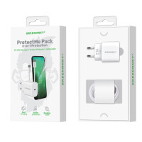 3in1 Starer Kit CC Folie + 30w Charger + USB-C-C 2m Kabel 60w