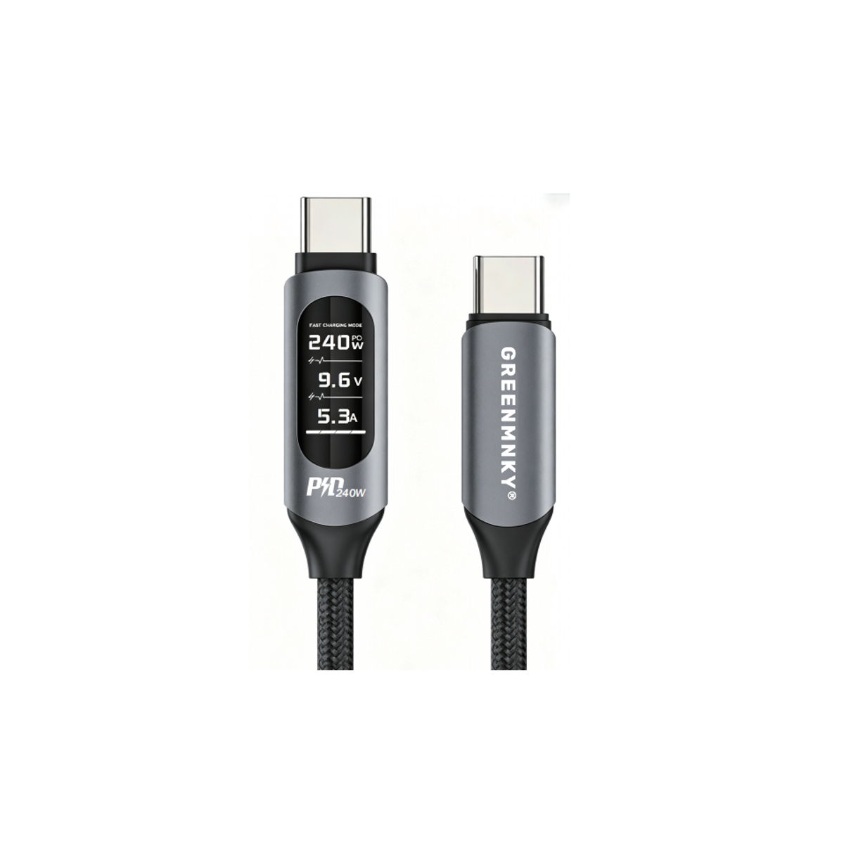 GM SmartCharge Cable 240 - 240W PD Cable with Display