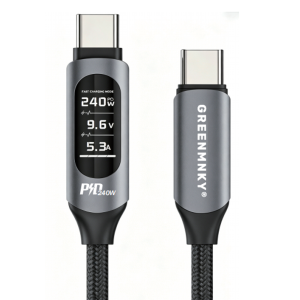GM SmartCharge Cable 240 - 240W PD Cable with Display