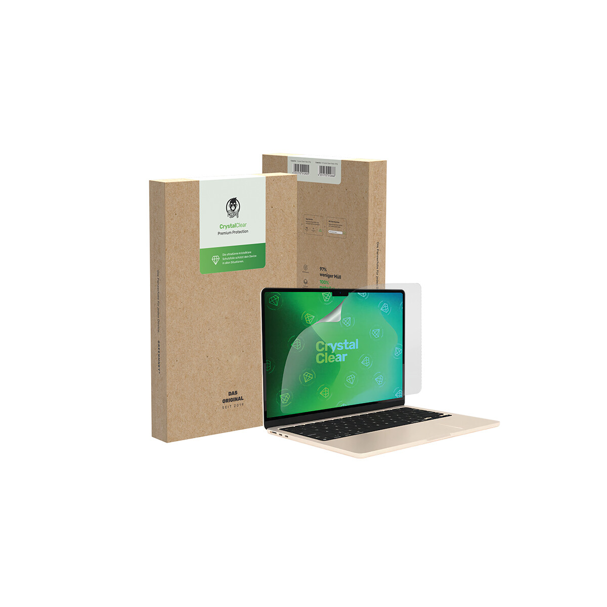 Crystal Clear Schutzfolie (VPE 10) box