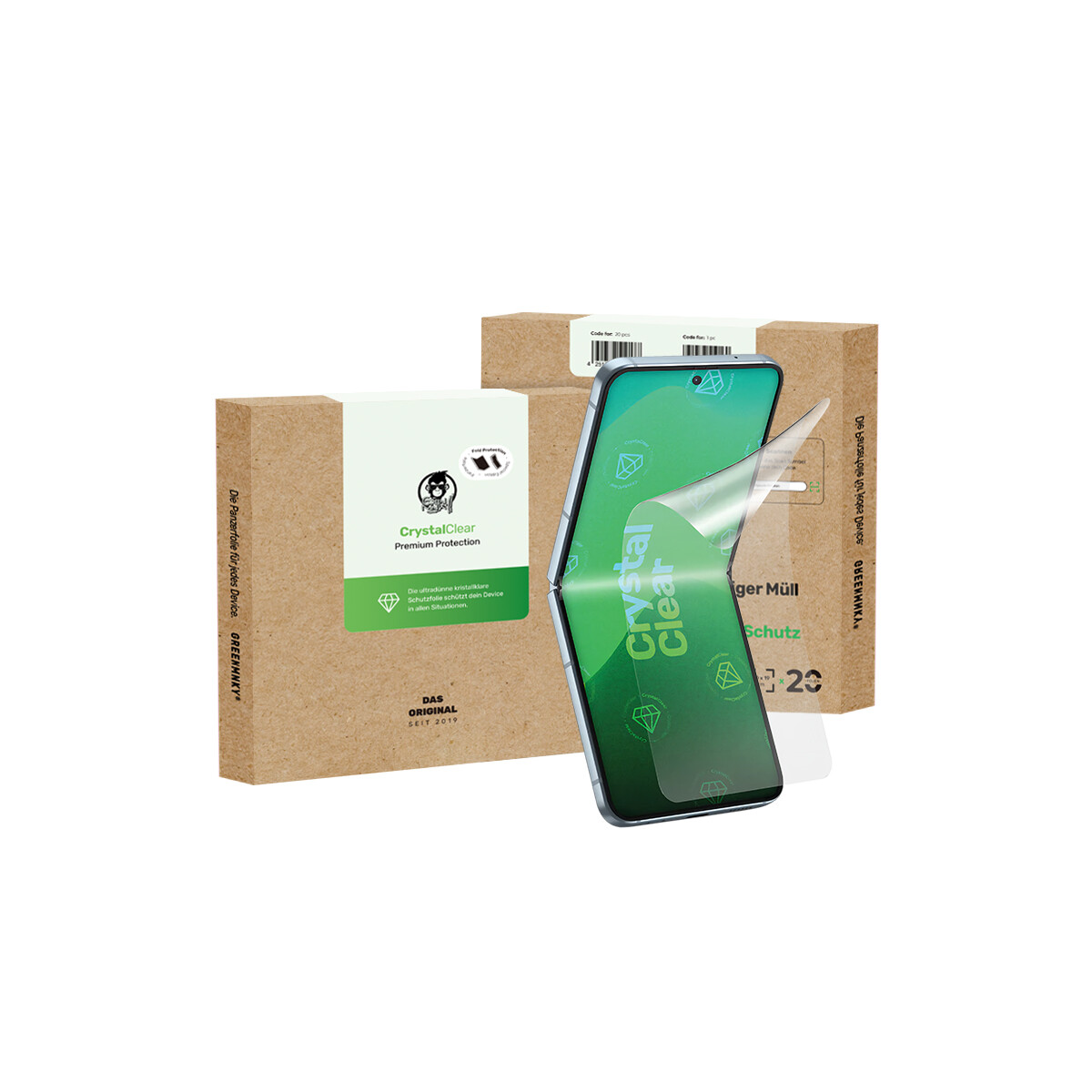 Panzerfolie - Crystal Clear - Fold Flip  box