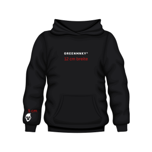 GM Hoodie mit Schriftzug (Grün)