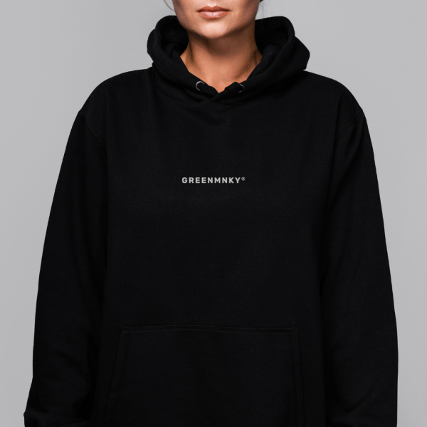 GM Hoodie mit Schriftzug (Weiß)