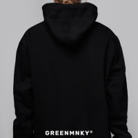 GM Hoodie mit Schriftzug (Weiß)