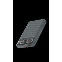 Extreme Speed Series 22.5W Power Bank Built-in Two Cables (10000mAh) EA174 (deep gray)