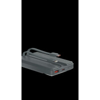 Extreme Speed Series 22.5W Power Bank Built-in Two Cables (10000mAh) EA174 (deep gray)