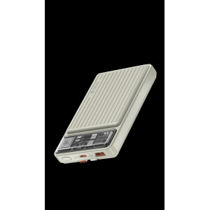 Extreme Speed Series 22.5W Power Bank Built-in Two Cables (10000mAh) EA174 (ivory)