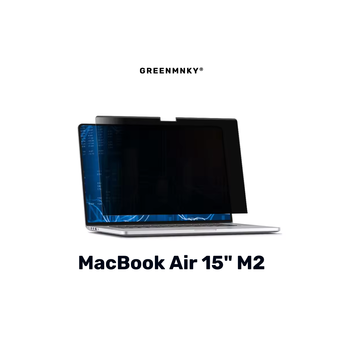 MacBook Air 15 M2 - Magnetic Privacy Film - 180