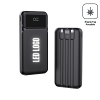 GM Powerbank with built-in cable (engravable)