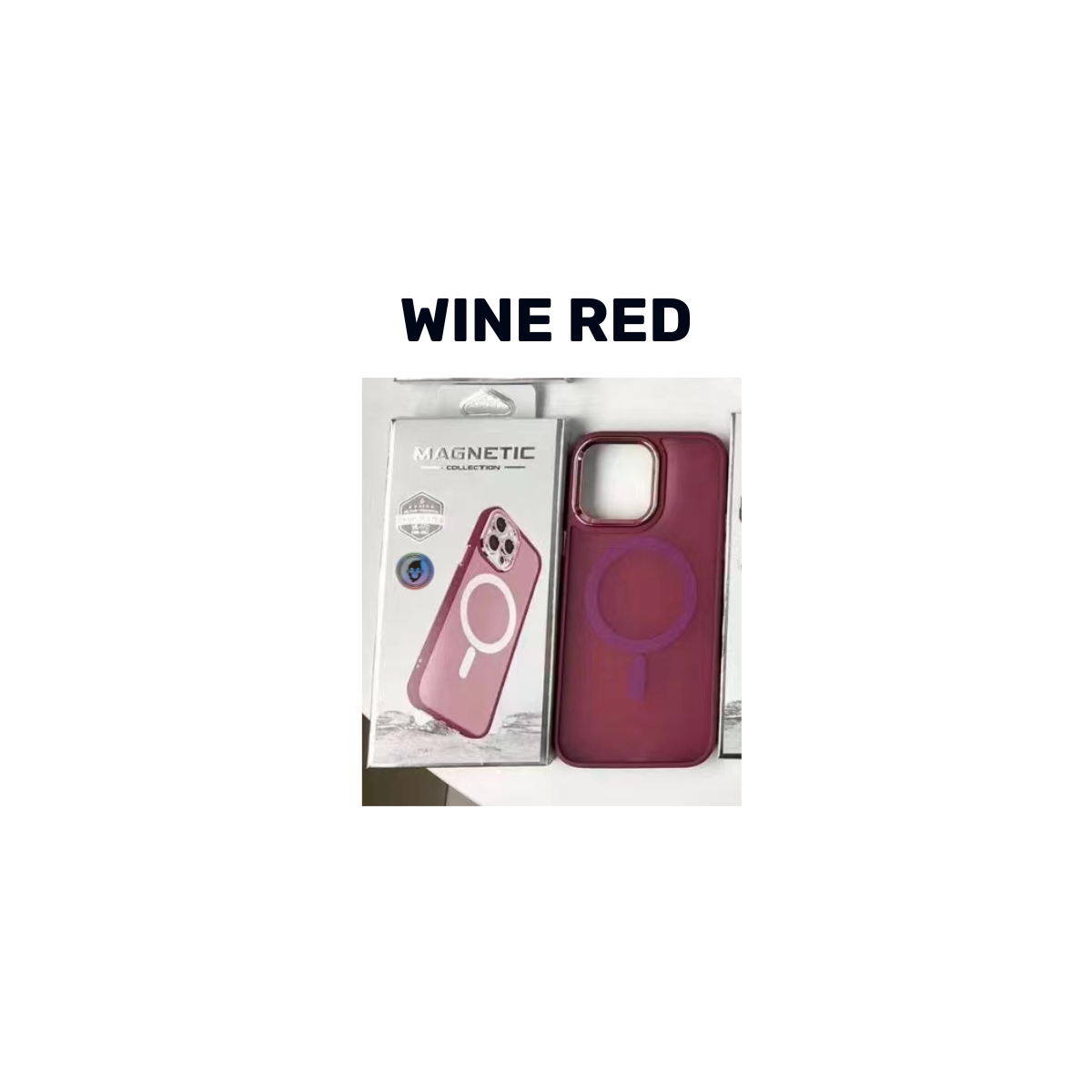 GM Limiteds - MagneticCollection - iPhone15 WineRed