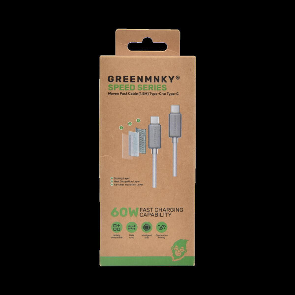 GM Speed Series C To C PD 60W Woven Fast Cable (1.5M)